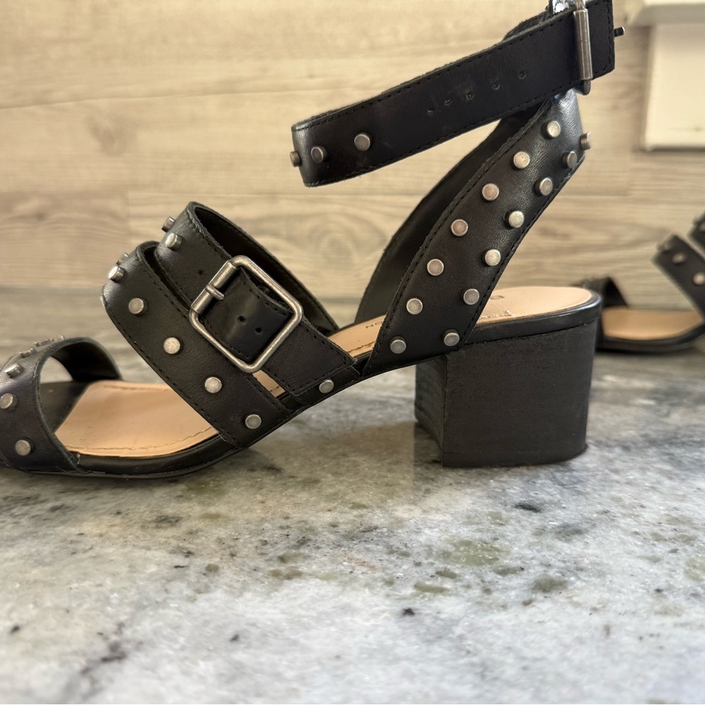 BCBGeneration Black Studded Multi-Strap Sandal - image 4
